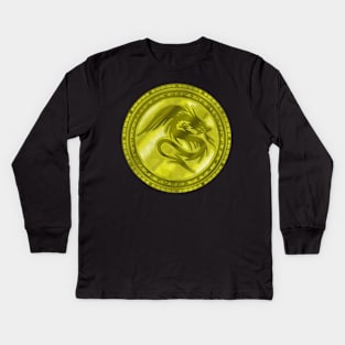 P:V coin Kids Long Sleeve T-Shirt